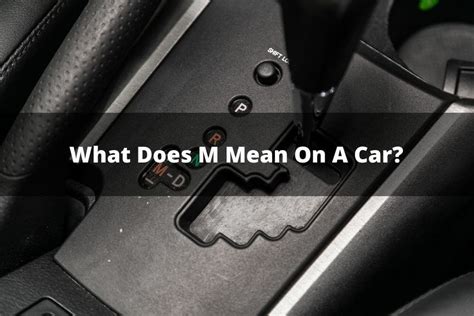 What Does the M Stand for in a Car? And Why Does It Sometimes Feel Like It Stands for Mystery?